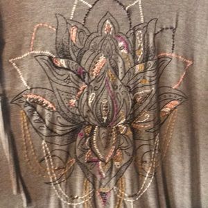 Torrid soft shirt with flower sz 5